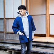 Haori Jacket (Japan Blue) - Kimono Style