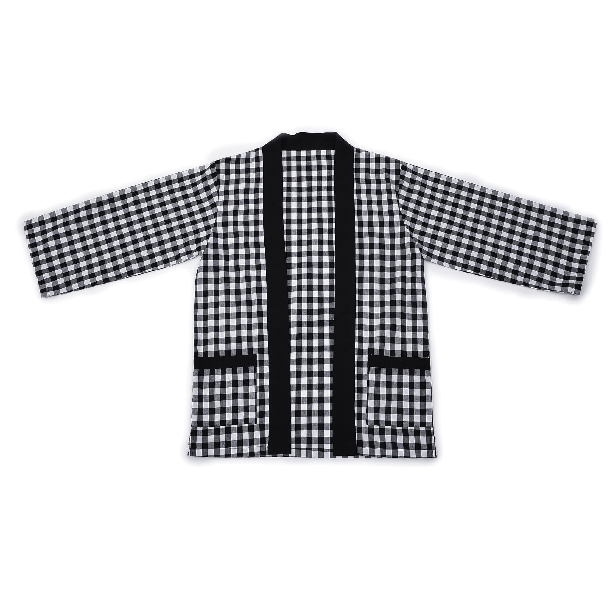 Haori Jacket (Checked) Long Sleeve