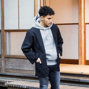 Haori Jacket (Japan Black) Long Sleeve - Kimono Style