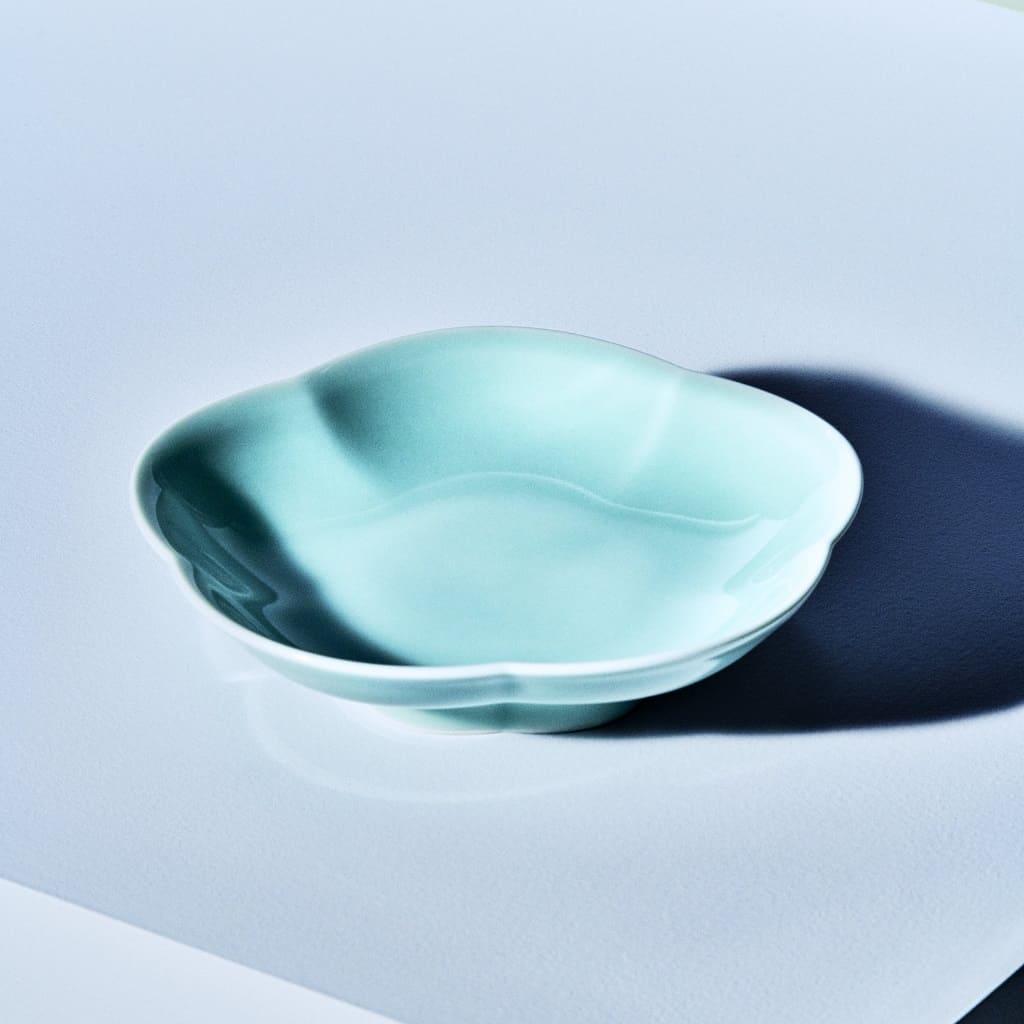 Nabeshima Celadon Porcelain Plate - Imari