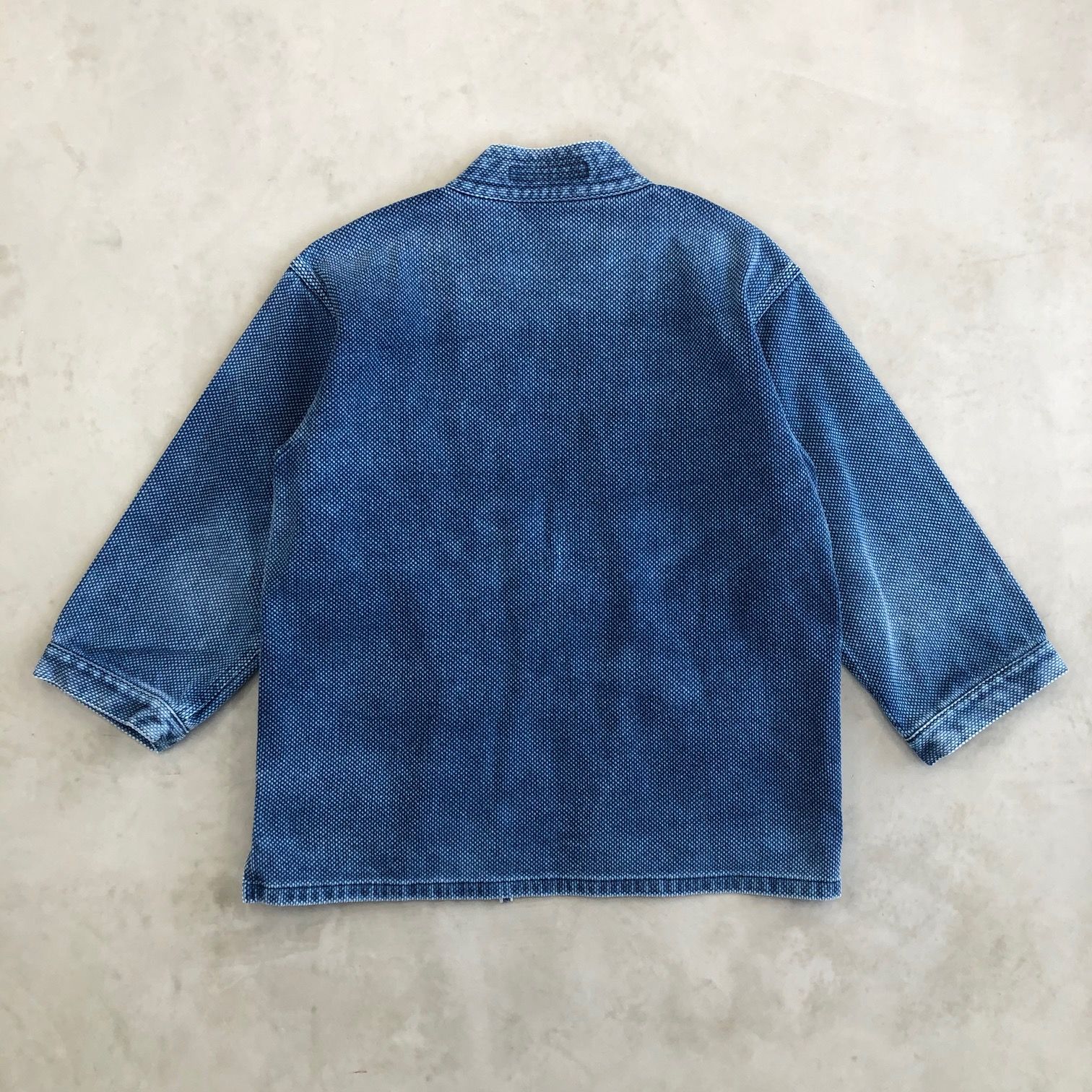 Kimono Jacket in Japanese Sashiko Embroidery - Long Sleeve