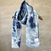 Distressed Denim Scarf