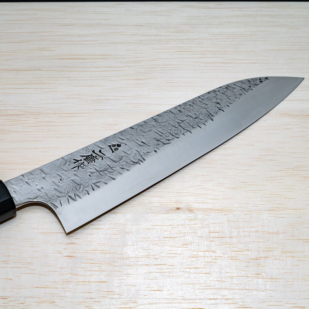 Hammered Finish Gyuto Japanese Knife: 210 mm