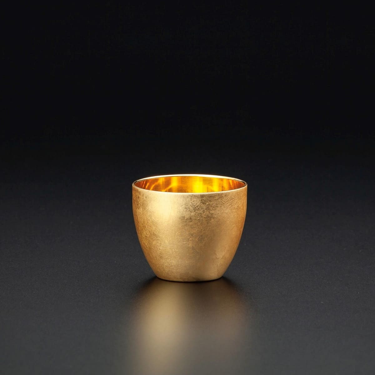 Double Wall Sake Cup/Teacup - Gold
