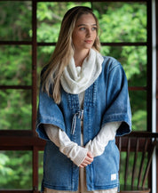 商品管理 Kimono Jacket in Japanese Sashiko Embroidery