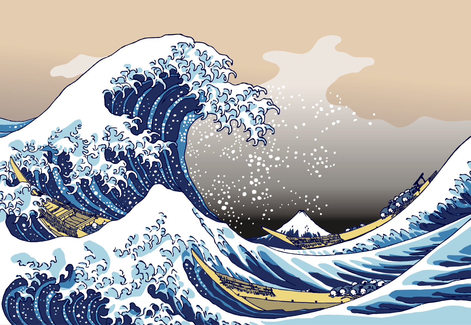 The Great Wave Off Kanagawa (Kanagawa oki nami ura) | Katsushika Hokusai