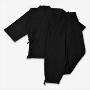 Samue Set - Kimono Style | Black