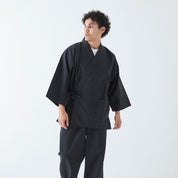 Samue Set - Kimono Style | Black