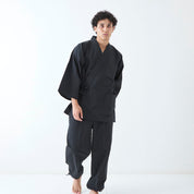 Samue Set - Kimono Style | Black