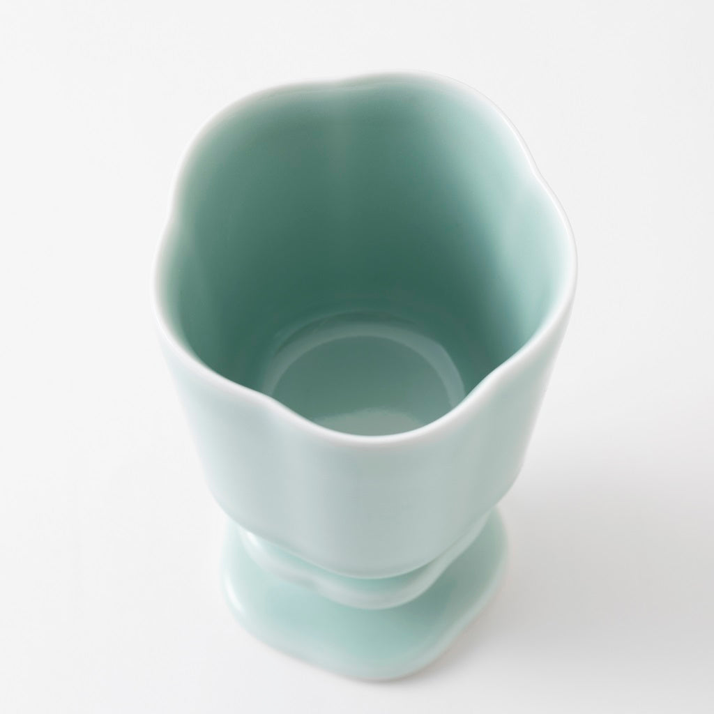 Nabeshima Celadon Porcelain Goblet/Glass - Imari