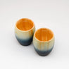 Wood Hinoki Small Sake Cups (Indigo Japan Blue)