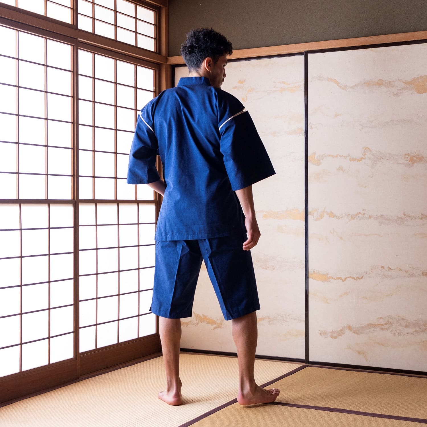 Jinbei Set - Kimono Style