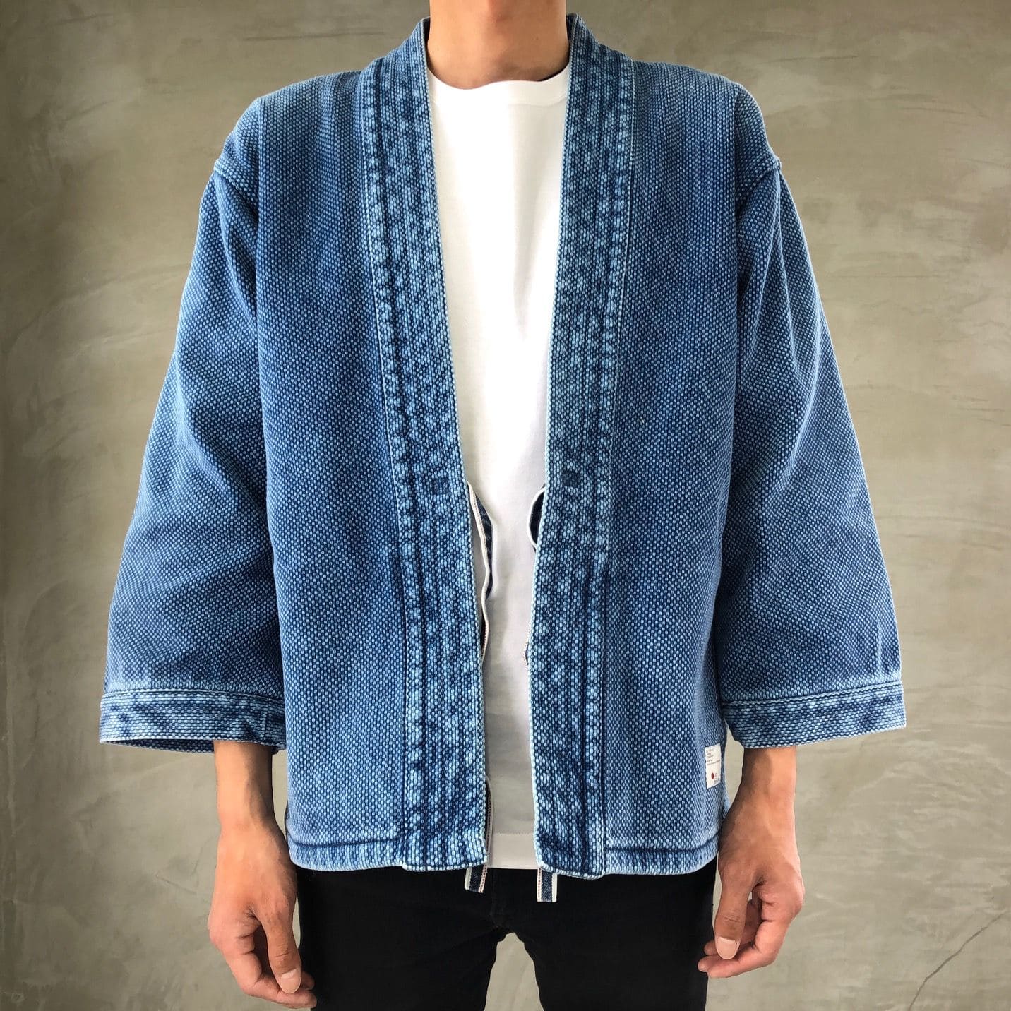 KimonoJacketinJapaneseSashikoEmbroidery-LongSleeve