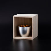Double Wall Sake Cup/Teacup - Silver