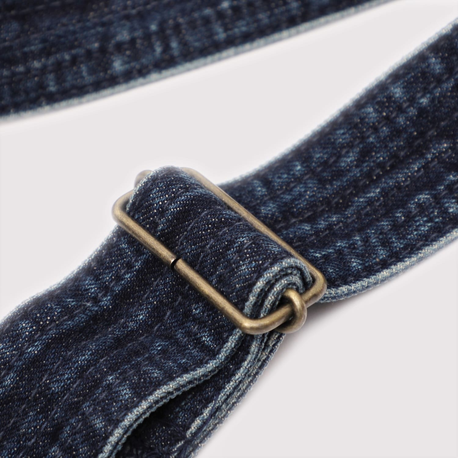 Stonewashed Denim Crossbody Bag