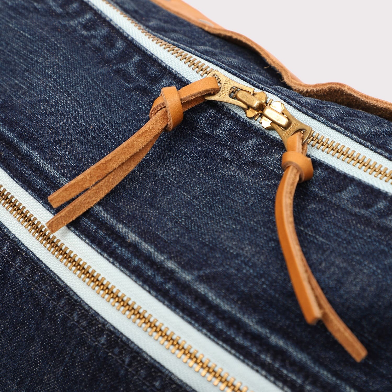 Stonewashed Denim Crossbody Bag