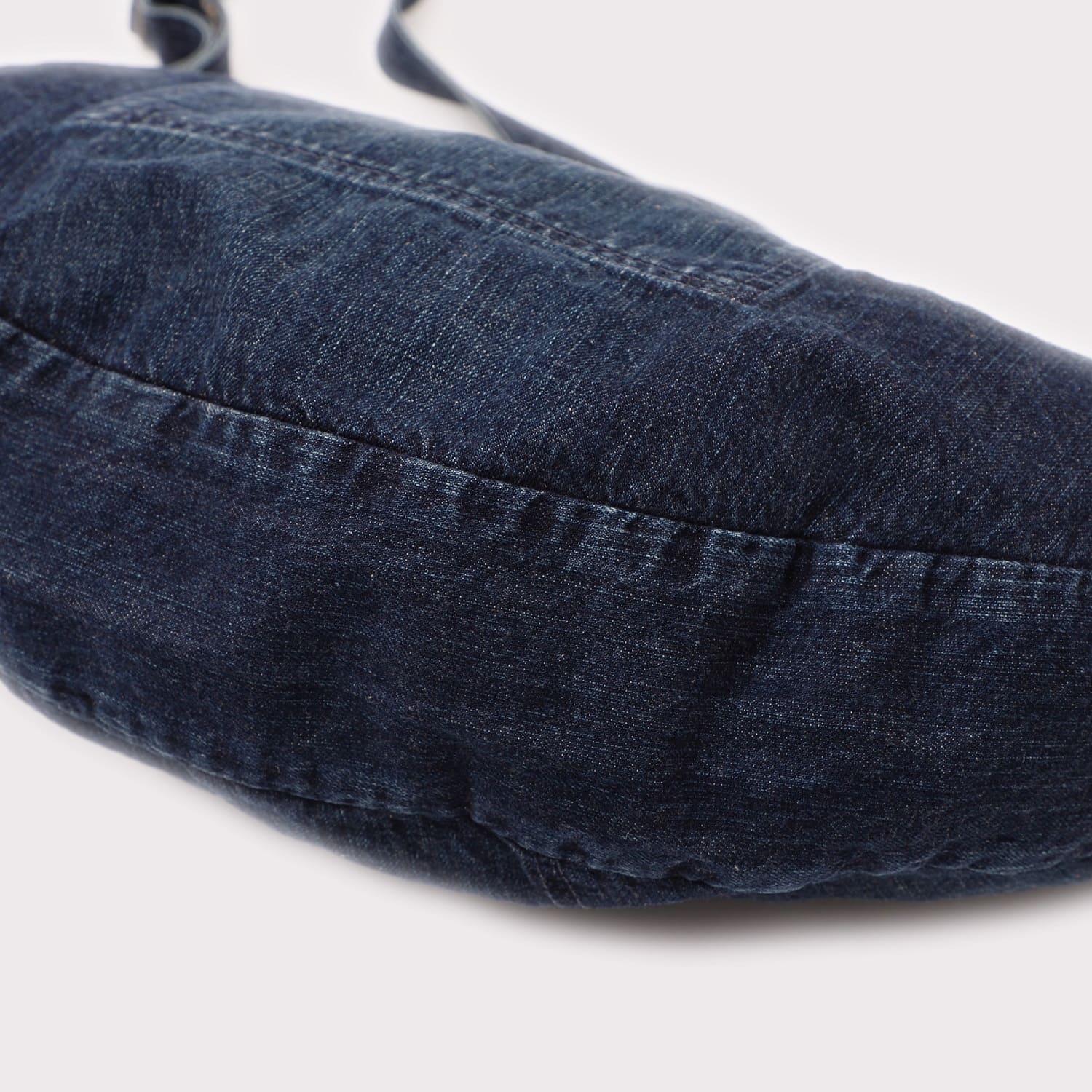 Stonewashed Denim Crossbody Bag