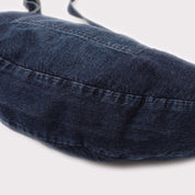 Stonewashed Denim Crossbody Bag
