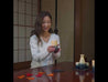 Wood Hinoki Small Sake Cups (Indigo Japan Blue) movie