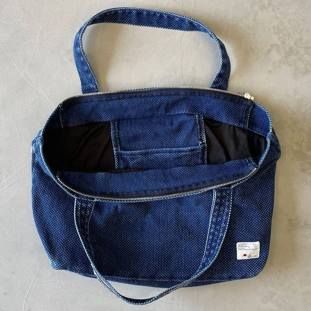 Japanese Multi-pocket Canvas Cotton Shoulder Tote Bag Vintage 